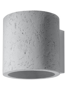 Lampa ścienna góra-dół ORBIS Sollux SL.0486 betonowa