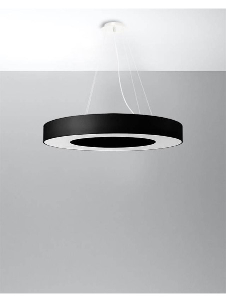 Żyrandol SATURNO SLIM 70 czarny Żyrandol SATURNO SLIM 70 czarny