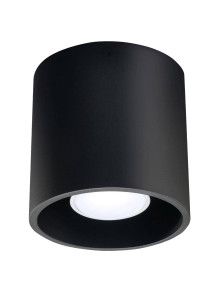 Lampa sufitowa ORBIS 1 czarna Sollux SL.0016