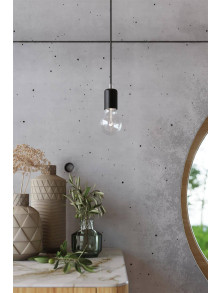 Żyrandol EDISON 3 czarny Żyrandol EDISON 3 czarny