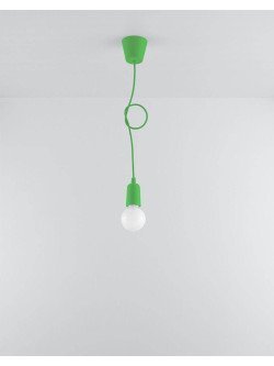 Lampa wisząca DIEGO 1 zielony 