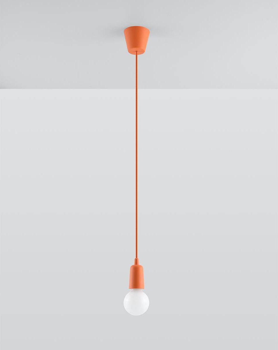 Lampa wisząca DIEGO 1 pomarańczowy