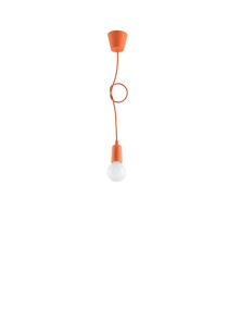 Lampa wisząca DIEGO 1 pomarańczowy Lampa wisząca DIEGO 1 pomarańczowy