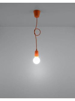 Lampa wisząca DIEGO 1 pomarańczowy 