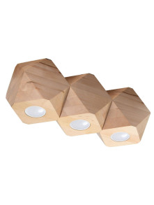 Lampa WOODY 3 naturalne drewno SL.1010 Lampa WOODY 3 naturalne drewno SL.1010