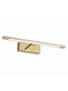 Złoty kinkiet do łazienki ISLA 41 cm nad okrągłe lustro listwa belka LED 3000K 12W ciepła barwa GS-LWB-12W/3 GOLD