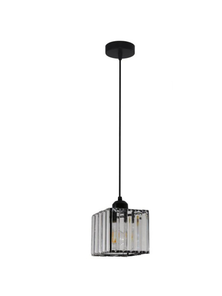 Lampa wisząca szklana kostka pojedyncza Galactico 1 nad stół LP-2383/1P