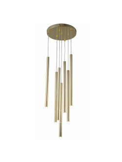 Lungo 7 złota lampa wisząca LP-894/7P GD