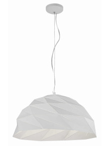 Reus sfera lampa wisząca biała LP-8069/1P B WH
