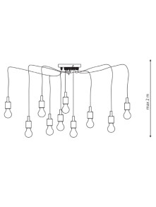 Soleto 10 lampa wisząca LP-90082/10P