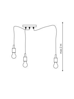 Soleto 3 lampa wisząca LP-90082/3P
