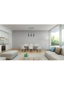 Solin 3 lampa wiszaca linia szara LP-181/3L GR