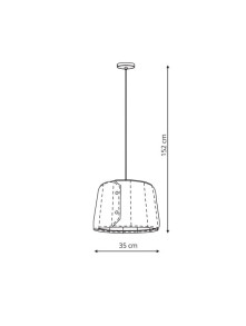 Vitoria lampa wisząca mała LP-6030/1P S
