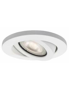 Lagos oczko podtynkowe okrągłe ruchome białe IP20 LP-440/1RS WH movable