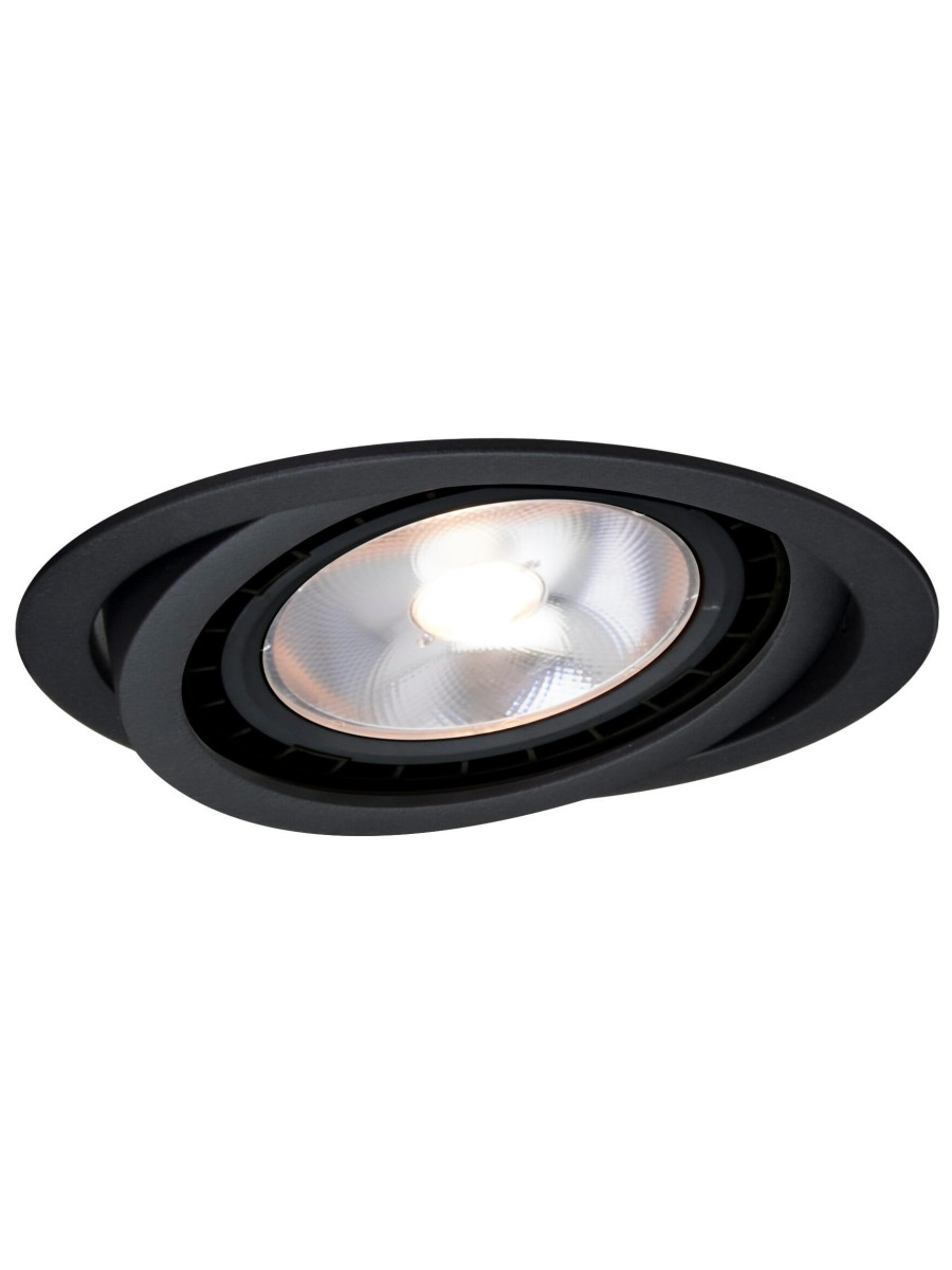 Nero oczko podtynkowe ruchome czarne LP-4424/1RS BK movable