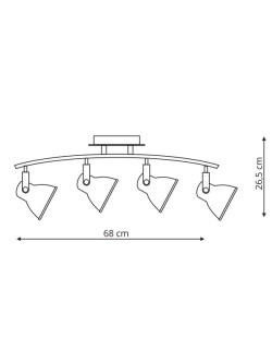 Bolzano 4 kinkiet patyna LP-8067/4W