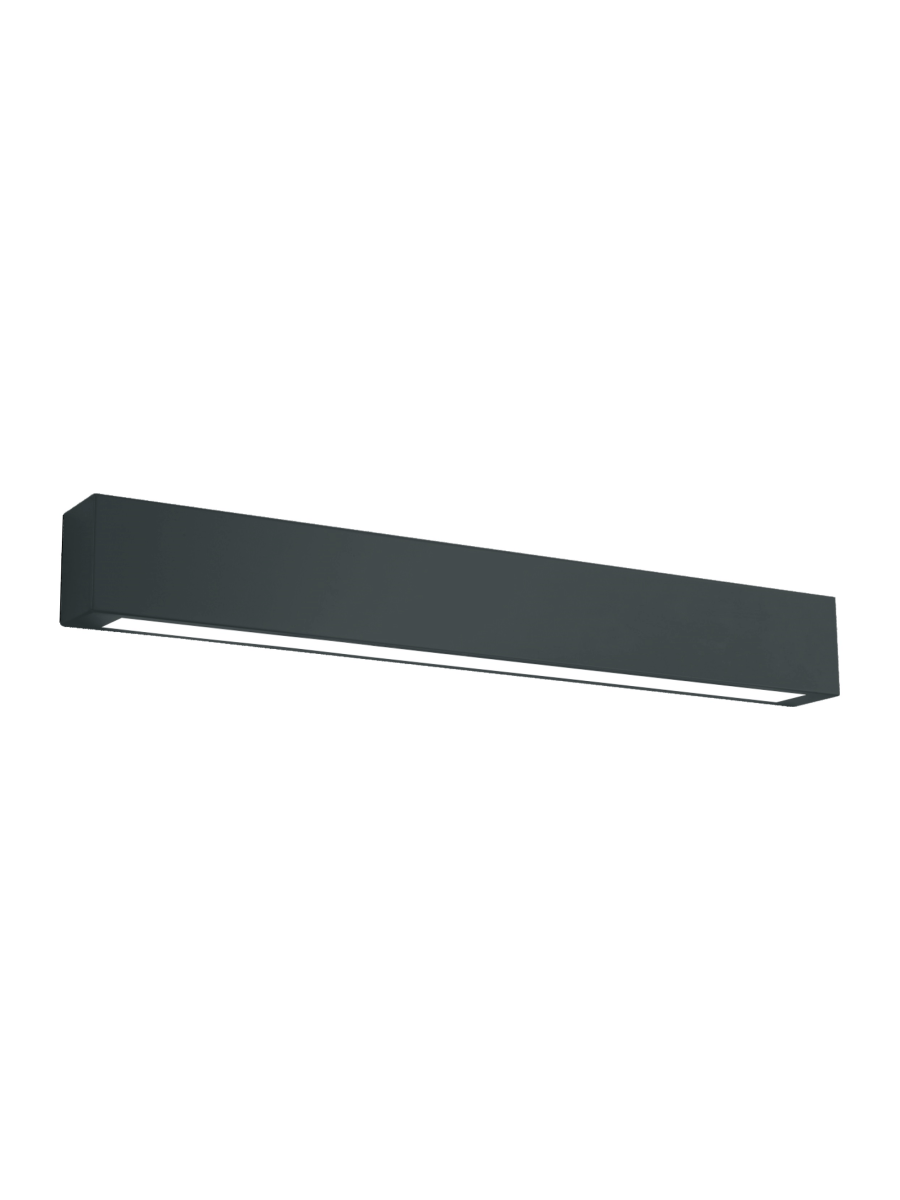 Ibros lampa sufitowa czarna średnia 18W 4000K IP44 LP-7001/1C BK-63 18/4