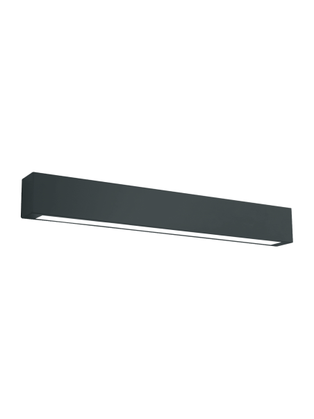 Ibros lampa sufitowa czarna średnia 18W 4000K IP44 LP-7001/1C BK-63 18/4 Ibros lampa sufitowa czarna średnia 18W 4000K IP44 LP-7001/1C BK-63 18/4