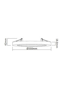 York plafon 2 w 1 4000K biały LP-330/1C 4WH York plafon 2 w 1 4000K biały LP-330/1C 4WH
