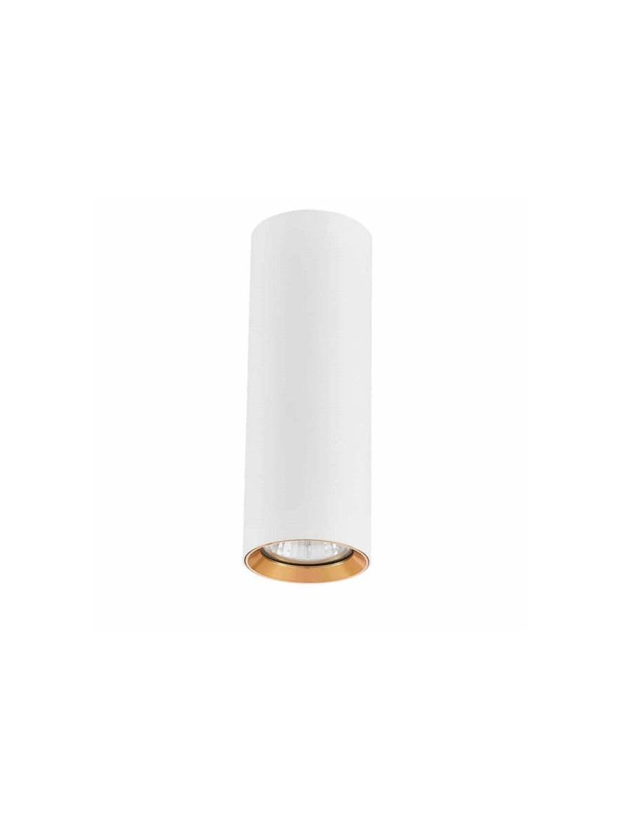 Manacor oczko białe ze złotym ringiem 13 cm LP-232/1D - 130 WH/GD