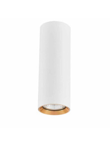 Manacor oczko białe ze złotym ringiem 13 cm LP-232/1D - 130 WH/GD