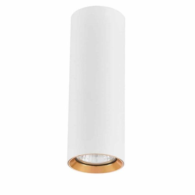 Manacor oczko białe ze złotym ringiem 13 cm LP-232/1D - 130 WH/GD