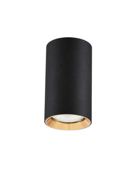 Manacor oczko czarne ze złotym ringiem 13 cm LP-232/1D - 130 BK/GD