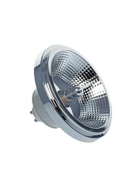 Żarówka ES111 GU10 LED 9W 3000K plastik+aluminium biało-srebrna Żarówka ES111 GU10 LED 9W 3000K plastik+aluminium biało-srebrna
