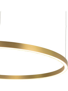 Midway lampa wisząca duża złota LP-033/1P L GD