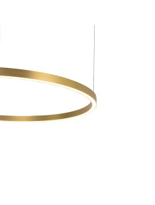 Midway lampa wisząca duża złota LP-033/1P L GD