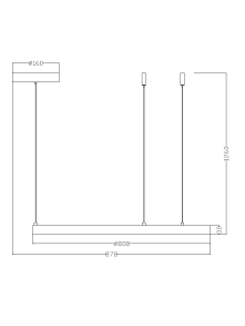 Midway lampa wisząca duża złota LP-033/1P L GD wymiary rozmiar 80 cm średnicy ring koło okrąg