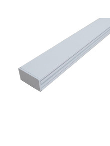 Lampa wisząca biała metalowa belka Cali L Tuya 80 cm LED 32W nad stol w jadalni salonie biurze z regulowaną barwą światła 