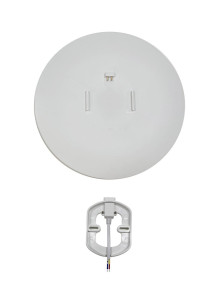Okrągły biały plafon LED 24W Vegas 40 cm z IP 54 neutralna barwa 4000K 