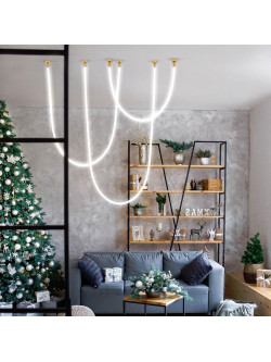Lampa wisząca lina wąż 3m LED Rope Light Tuya Smart LED z regulowaną barwą światła CCT