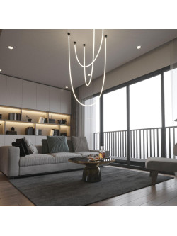 Lampa wisząca lina wąż 3m LED Rope Light Tuya Smart LED z regulowaną barwą światła CCT
