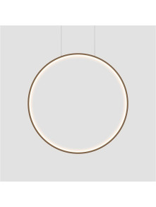 Czarna lampa wisząca duża obręcz / okrągły ring do lustra w łazience LED 90 cm MIRROR 47W z regulowaną barwą CCT