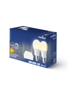 2 x Żarówka Smart LED Nordlux E27 7W 900 lm z możliwością ściemniania i zmiany barwy świecenia 2200–6500 K