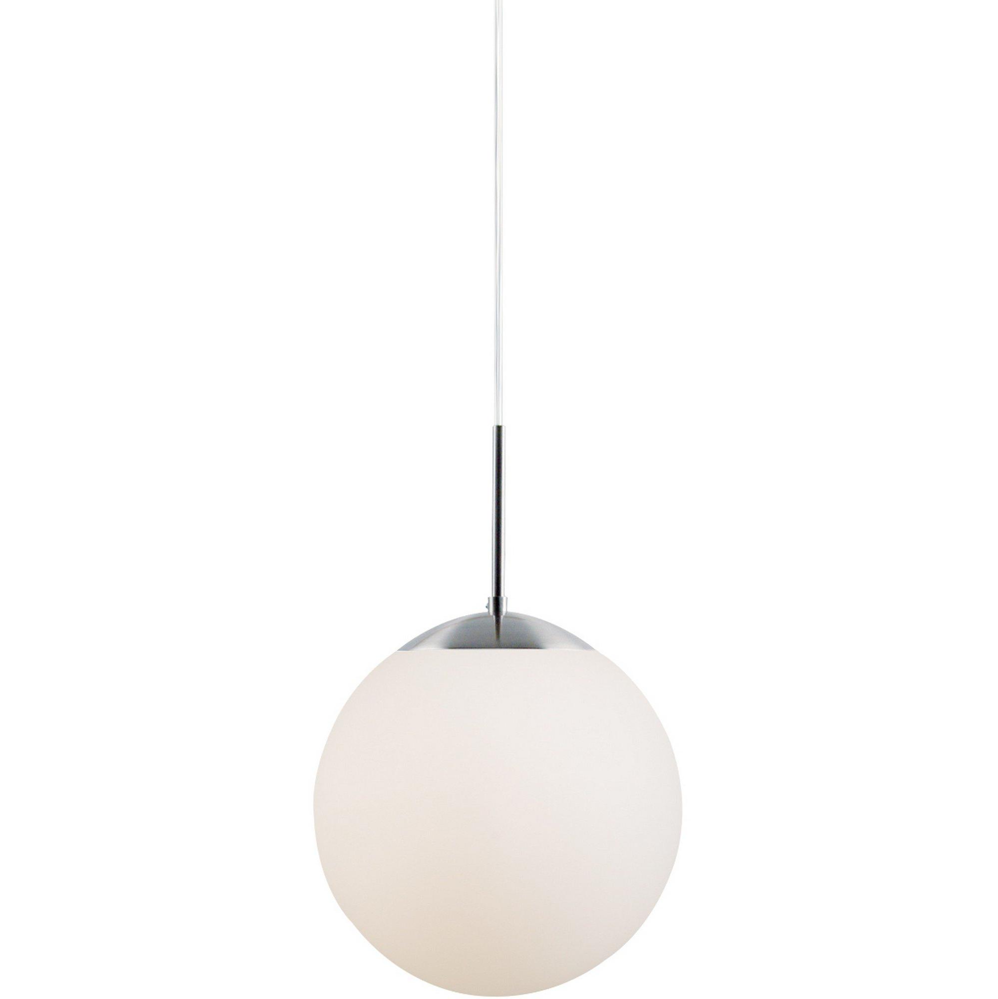 Lampa wisząca Cafe 20 E27 biała kula szklana z mlecznego szkła 20 cm – Nordlux