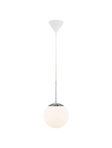 Lampa wisząca Cafe 20 E27 biała kula szklana z mlecznego szkła 20 cm – Nordlux Lampa wisząca Cafe 20 E27 biała kula szklana z mlecznego szkła 20 cm – Nordlux