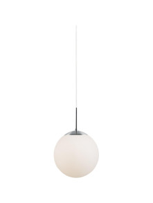 Lampa wisząca Cafe 15 E27 biała kula szklana z mlecznego szkła 15 cm – Nordlux