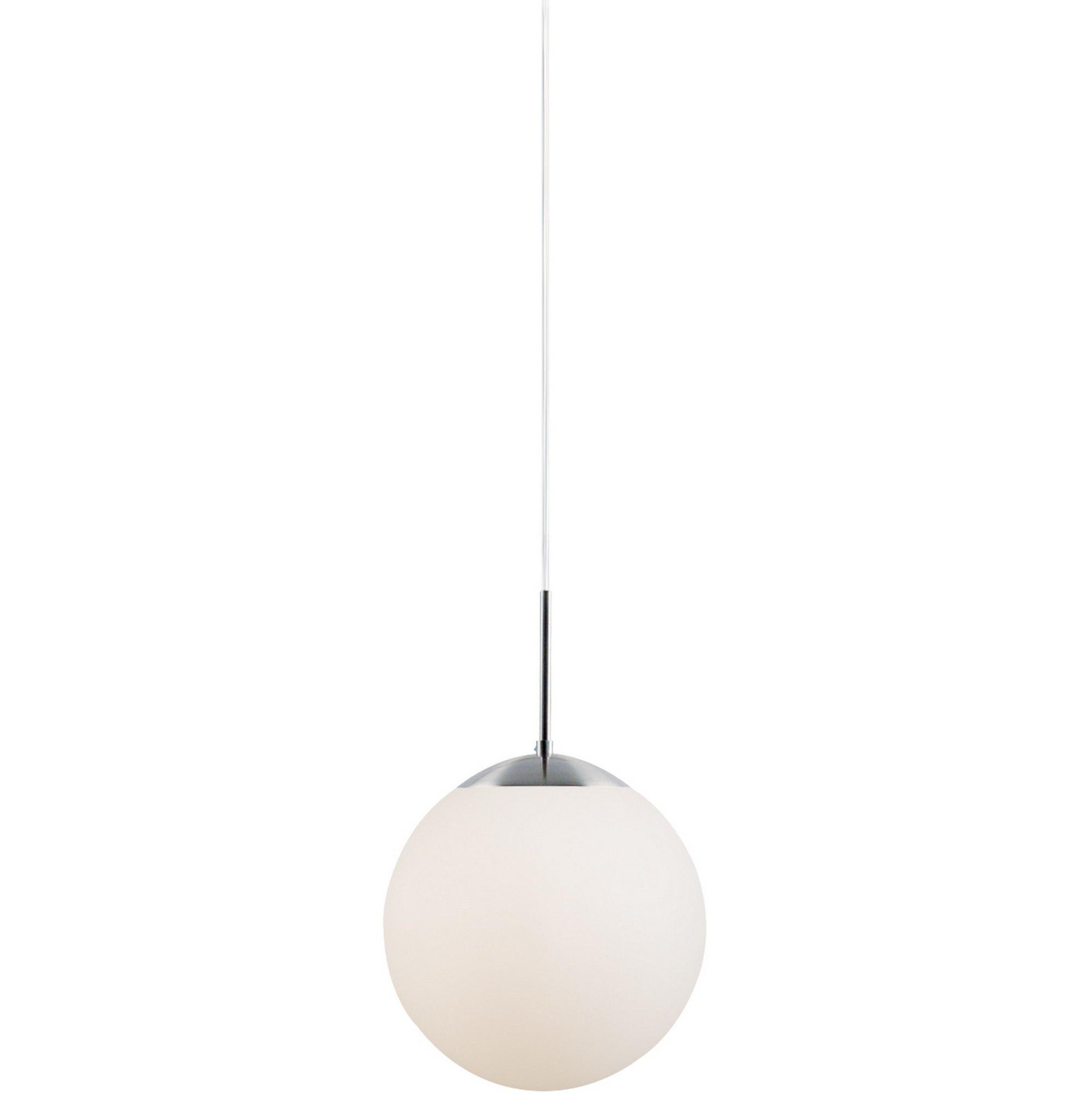 Lampa wisząca Cafe 15 E27 biała kula szklana z mlecznego szkła 15 cm – Nordlux