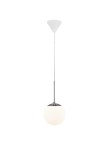 Lampa wisząca Cafe 15 E27 biała kula szklana z mlecznego szkła 15 cm – Nordlux Lampa wisząca Cafe 15 E27 biała kula szklana z mlecznego szkła 15 cm – Nordlux