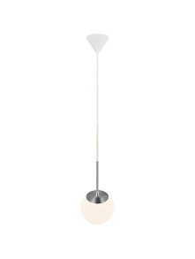 Lampa wisząca Cafe 15 E27 biała kula szklana z mlecznego szkła 15 cm – Nordlux Lampa wisząca Cafe 15 E27 biała kula szklana z mlecznego szkła 15 cm – Nordlux