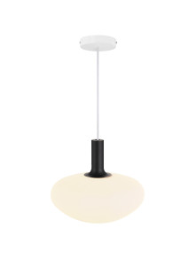 Owalna lampa wisząca Alton 35 - Nordlux - duży klosz z opalizującego szkła Owalna lampa wisząca Alton 35 - Nordlux - duży klosz z opalizującego szkła