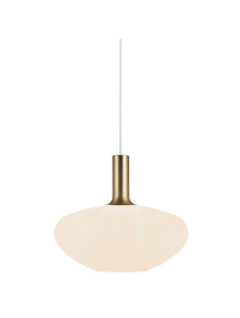 Owalna lampa wisząca Alton 35 - Nordlux - duży klosz z opalizującego szkła Owalna lampa wisząca Alton 35 - Nordlux - duży klosz z opalizującego szkła