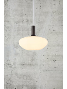 Owalna lampa wisząca Alton 35 - Nordlux - duży klosz z opalizującego szkła Owalna lampa wisząca Alton 35 - Nordlux - duży klosz z opalizującego szkła