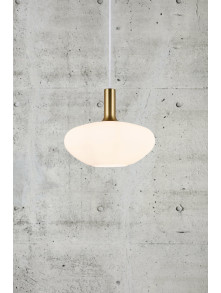Owalna lampa wisząca Alton 35 - Nordlux - duży klosz z opalizującego szkła Owalna lampa wisząca Alton 35 - Nordlux - duży klosz z opalizującego szkła