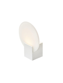 Biały designerski kinkiet łazienkowy Hester talerz płytka z IP44 - Nordlux Biały designerski kinkiet łazienkowy Hester talerz płytka z IP44 - Nordlux