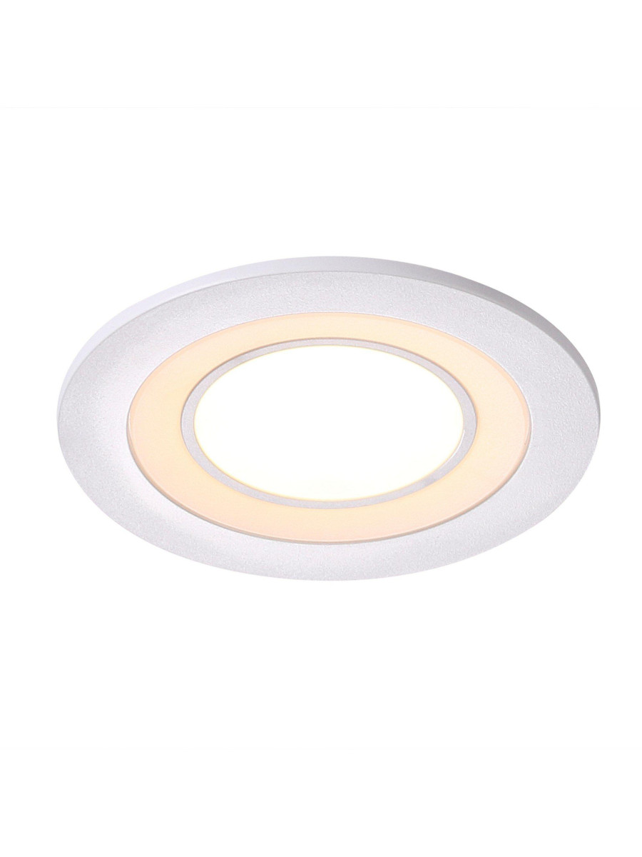 Oczko sufitowe Clyde 8 cm - wpuszczane, LED 4W 2700K, ściemniacz 3-stopniowy