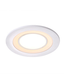 Oczko sufitowe Clyde 8 cm - wpuszczane, LED 4W 2700K, ściemniacz 3-stopniowy